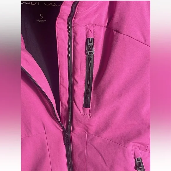 Body Glove Pink Hooded Insulated Jacket Women’s Small Zip Pockets - Picture 3 of 14